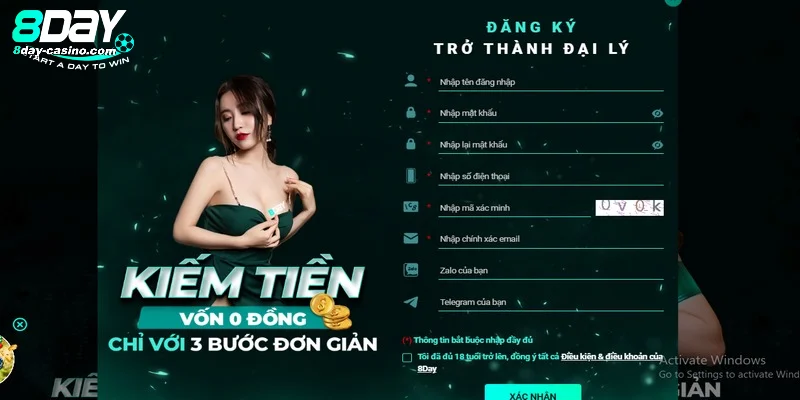 Anh em cung cấp các thông tin cần thiết để tiến hành đăng ký đại lý