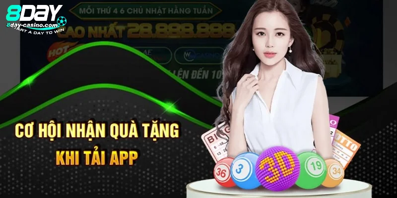 Chương trình khuyến mãi tải app thường bao gồm tiền thưởng đăng ký